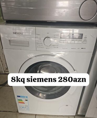 Paltaryuyan maşın Siemens, 8 kq, İşlənmiş, Avtomat, Ödənişli çatdırılma, Ünvandan götürmə