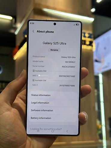 Samsung Galaxy S25 Ultra SM-S938U1 - Экран: безрамочный дисплей с at lalafo.kg Samsung Galaxy S25 Ultra SM-S938U1 - Экран: безрамочный дисплей с