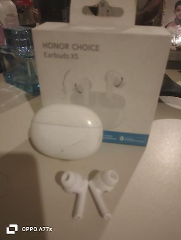 HONOR Choice Earbuds X5 simsiz qulaqlıq - Rəng: ağ - Tip: TWS (True lalafo.az -da HONOR Choice Earbuds X5 simsiz qulaqlıq - Rəng: ağ - Tip: TWS (True