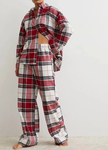 Пижамы: Пижама в клетку Производство:Индия 100% хлопок,плотная ткань Качество — 5