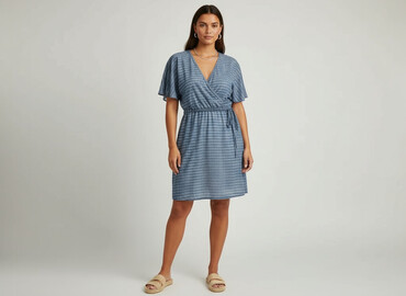 hm sukienka z elastycznym marszczeniem: H&M, Women`s dress, size M