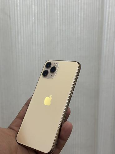Apple iPhone: IPhone 11 Pro, Б/у, 64 ГБ, Золотой, Чехол, Кабель, 71 % — 1