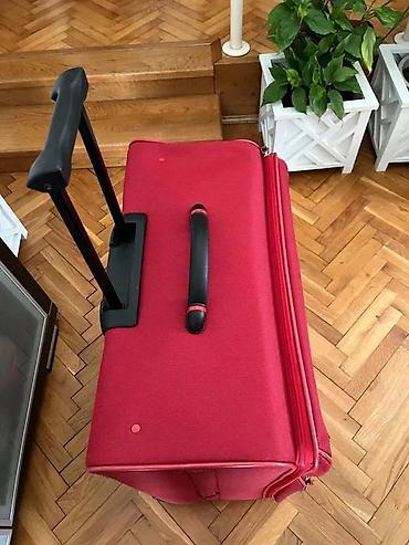 Putni koferi i torbe: Veliki crveni kofer na točkiće – Stratic - Brend: Stratic (logo na — 7