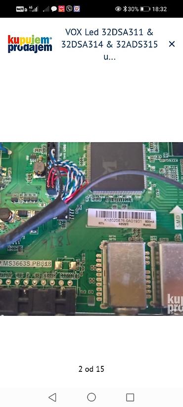 Aksesoari za TV i video: Na prodaju delovi za VOX LED televizore. **Delovi za model VOX Led — 3