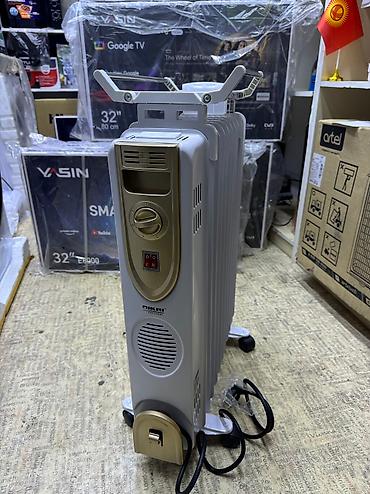 Масляные обогреватели: Масляный обогреватель Кол-во секций: 10 и более, Встроенный вентилятор, Несколько режимов мощности, Отключение при падении — 9