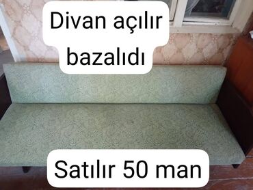Divan və masa dəstləri: İşlənmiş, Di̇van-kravat, Qonaq otağı üçün, Açılan