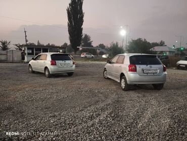 титановые диски дордой: Toyota Allex: 2001 г., 1.5 л, Автомат, Бензин, Хетчбек