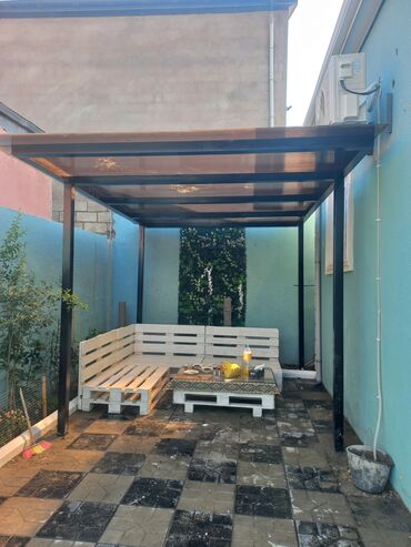 Paltar tikişi: Metalkonstruksiya və tent/pergola istehsalı və quraşdırılması Təsvir