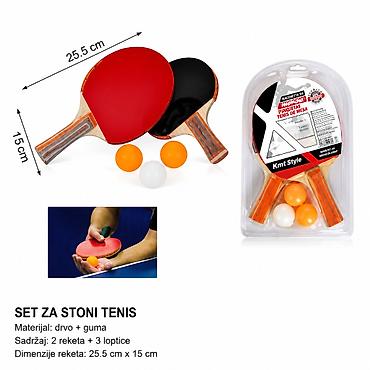 KMT reket za stoni tenis 2001962 Praktičan set za igru kod kuće, u