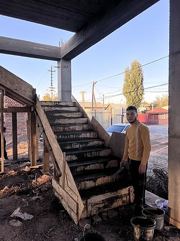 Бизнес үчүн жабдуулар: Бетон тепкичи Жеке менчик үй үчүн, Кепилдиги, Стиль: Лофт — 1