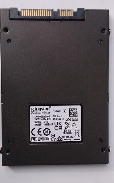 disk 14: Kingston SSDNow A400 240GB 2.5" SATA III SSD - Model: SA400S37/240G - — 5