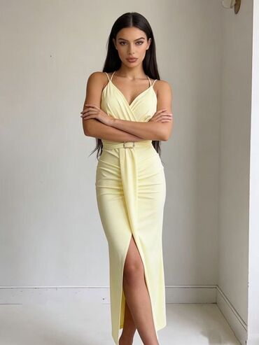 Haljine: Moda One size, bоја - Svetloplava, Večernji, maturski, Na bretele — 5