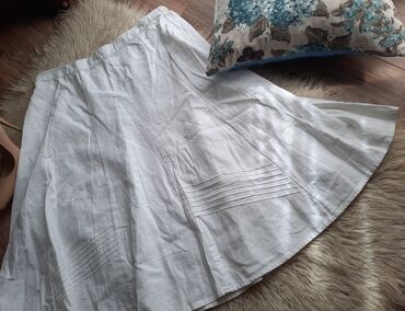 Skirts: L (EU 40), Mini, color - White