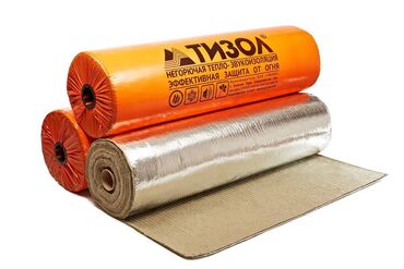 Теплоизоляционные материалы: Базальтовый огнезащитный рулонный материал для бань, печей и