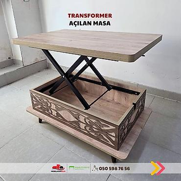 Masalar: Jurnal masası, Yeni, Transformer, Laminat, Dördbucaq masa — 7