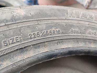 Шины и диски: Шины 225 / 55 / R 18, Лето, Б/у, Пара, Легковые, Германия, GoodYear — 3