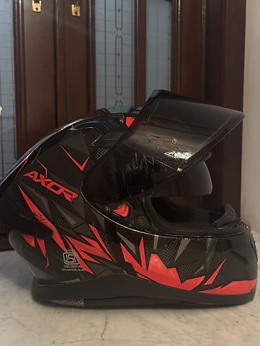 moto debilqe: AXOR tam üzlü motosiklet dəbilqəsi – “Hunter” dizaynı. - Korpus — 2