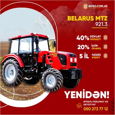 Traktorlar: Belarus MTZ 921.3 Traktorları! Sərfəli al, daha çox qazan! Sınaqdan