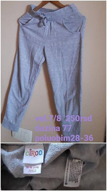 lilly majice: Dečje trenerke/pantalone Circo, svetlosive boje. - Veličina: 7/8 (M/M — 1