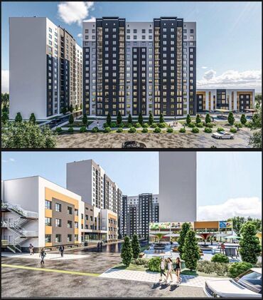 токтогула бейшеналиева: 2 комнаты, 68 м², Элитка, 3 этаж, Косметический ремонт