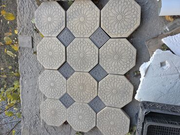 Брусчатка ромашка: Брусчатка ромашка, цвет - Серый, Литая, Новый — 3