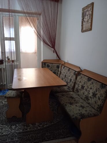 кухонный стол на 6 персон в Кыргызстан | НАБОРЫ ПОСУДЫ: Кухонный уголок, стол (160Х90), табуретки 3 шт
