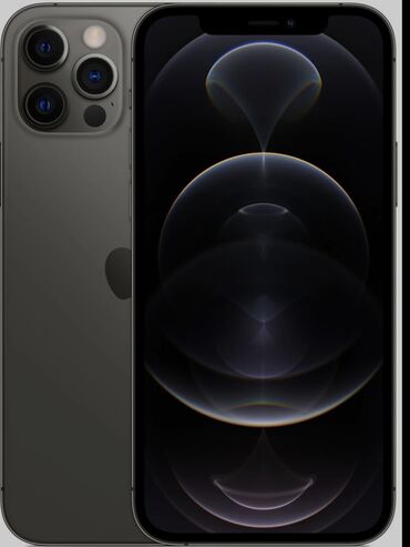 Apple iPhone: IPhone 12 Pro Max, Б/у, 128 ГБ, Черный, Чехол, Коробка, 76 %