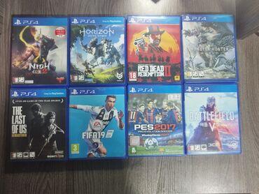 ps4 диски купить: Nioh 2-1000 Horizon zero dawn-1000 The last of us-1000 fifa 19 - 800