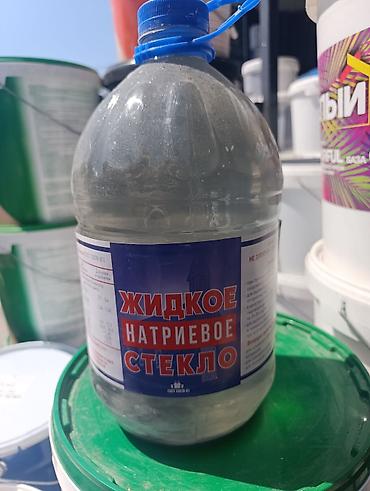 жидкий стекло: Жидкое натриевое стекло (силикат натрия), ГОСТ 13078-81.5 литров — 1
