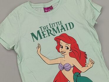 koszulki crop top: Футболка, Disney, 5-6 р., 110-116 см, стан - Хороший