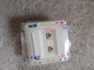 limun sadnice: Trofazni zidni prekidač i utičnice – komplet za instalacije - — 8