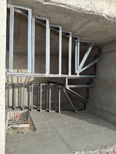 Обшивка лестниц: Лестница лестница каркас сварочный работа лестница перила на весь — 30