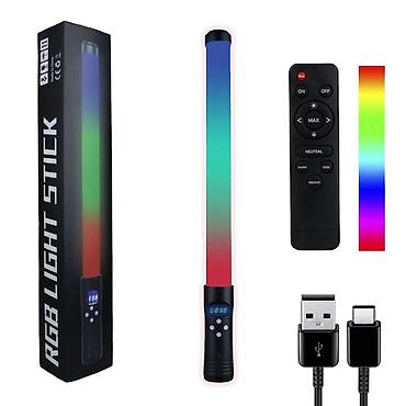 видео фото: ЛАМПА светодиодный RGB Light Stick для фотосъемки с регулируемой — 1