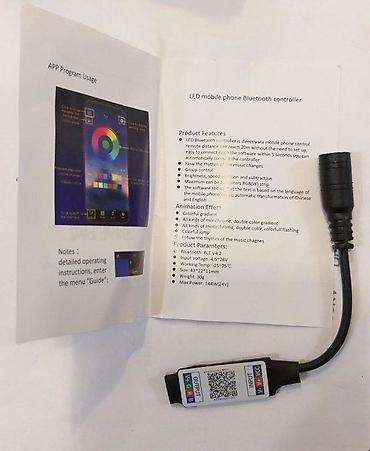 Ostali elektro materijali: RGB BLUETOOTH KONTROLER BLUETOOTH MUZIČKI KONTROLER | *U kompletu sa — 3