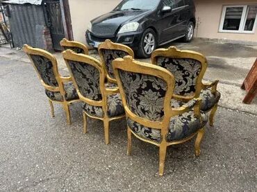 Stilske fotelje: Stilske fotelje Louis XV u pozlati Stilske fotelje u stilu Louis XV U — 6