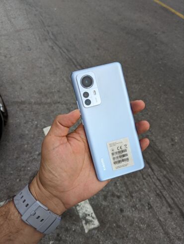 афон 9: Xiaomi, 12 Pro, Б/у, 256 ГБ, цвет - Голубой, 2 SIM