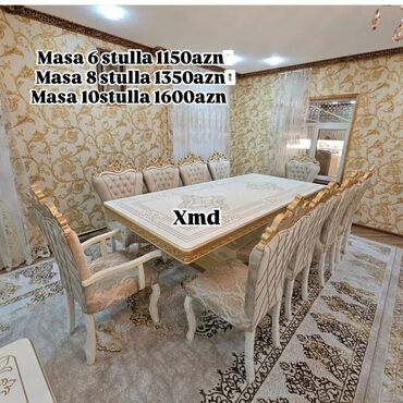 madeyra metbex stol stullari: Masa desti sifarisle hazırlanır. ⚜️ İstehsaldan satiş, otağınıza