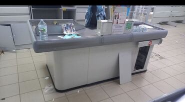 Кассовые боксы: Кассовые столы (ленточные/безленточные) для магазина - — 1