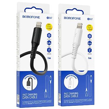 inter: Kateqoriya: USB şunurlar Məhsul: Borofone BX47 USB to Lightning Kabel — 1