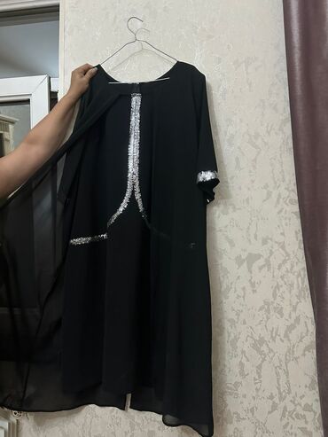 женские длинные кофты: Qadın geyimləri – 3 ədəd paltar dəsti 1) Qara şifon üst geyim/kimono