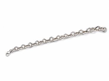 тиффани: Название: Браслет серебро Tiffany&Co Heart Link, вес: 32,66 г — 1