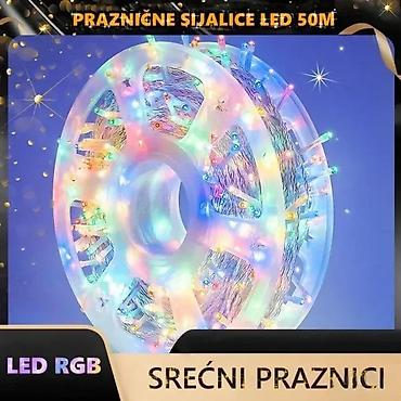 solar: LED praznične sijalice na roli – za unutrašnju i spoljašnju dekoraciju — 8