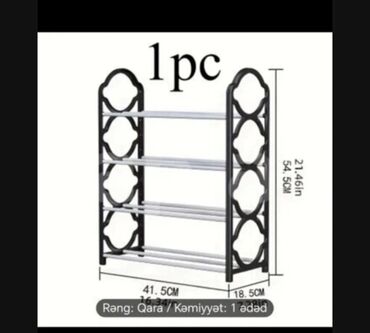 Rəflər: Yeni, Ayaqqabı rəfi, Düz, Çin