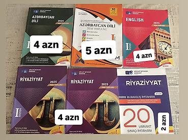 Kitablar və jurnallar: DİM vəsaitləri və test topluları satılır. Mövcud kitablar: - **Kimya — 2