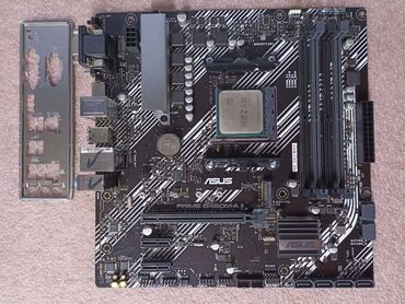 Материнские платы: Материнская плата, Б/у, Asus, AM4, ATX, Для ПК