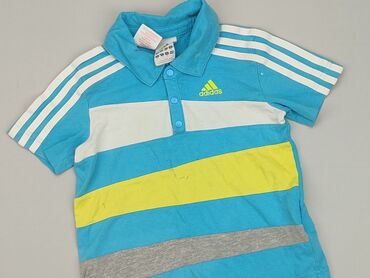 reporter young kurtki chłopięce: T-shirt, Adidas, 4-5 years, 104-110 cm, condition - Fair