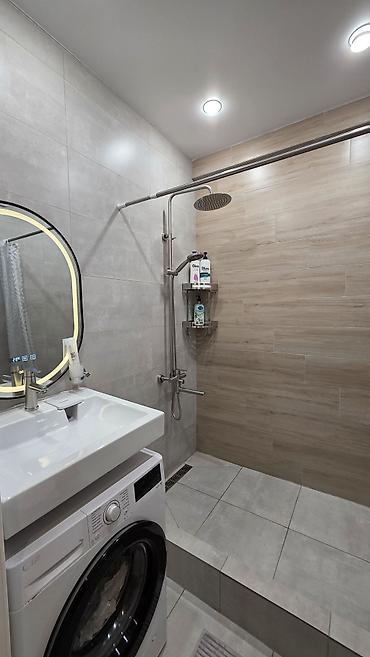 Посуточная аренда квартир: 1 комната, Душевая кабина, Постельное белье, Кондиционер — 21