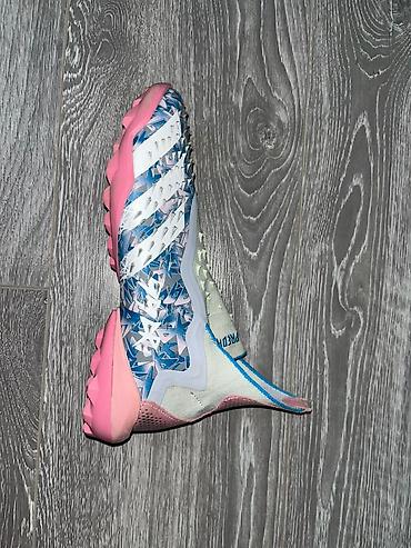 Бутсы: Adidas Predator – футзал/мини-футбол (TF/AG) без шнурков Размер-37 — 2