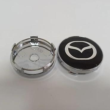 obruc za kos dimenzije: ČEPOVI POKLOPCI ZA FELNE MAZDA 56 MM / 52 MM - CRNI | ORIGINALNI — 1