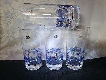 dioptrija plus 1: Luksuzne nove case Spode Blau Italija Hi Ball. Set od 4 nove luksuzne — 10